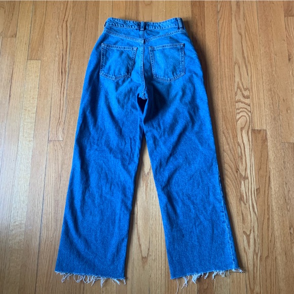 H&M Blue Denim Straight Loose Jeans US 6 - Picture 5 of 5